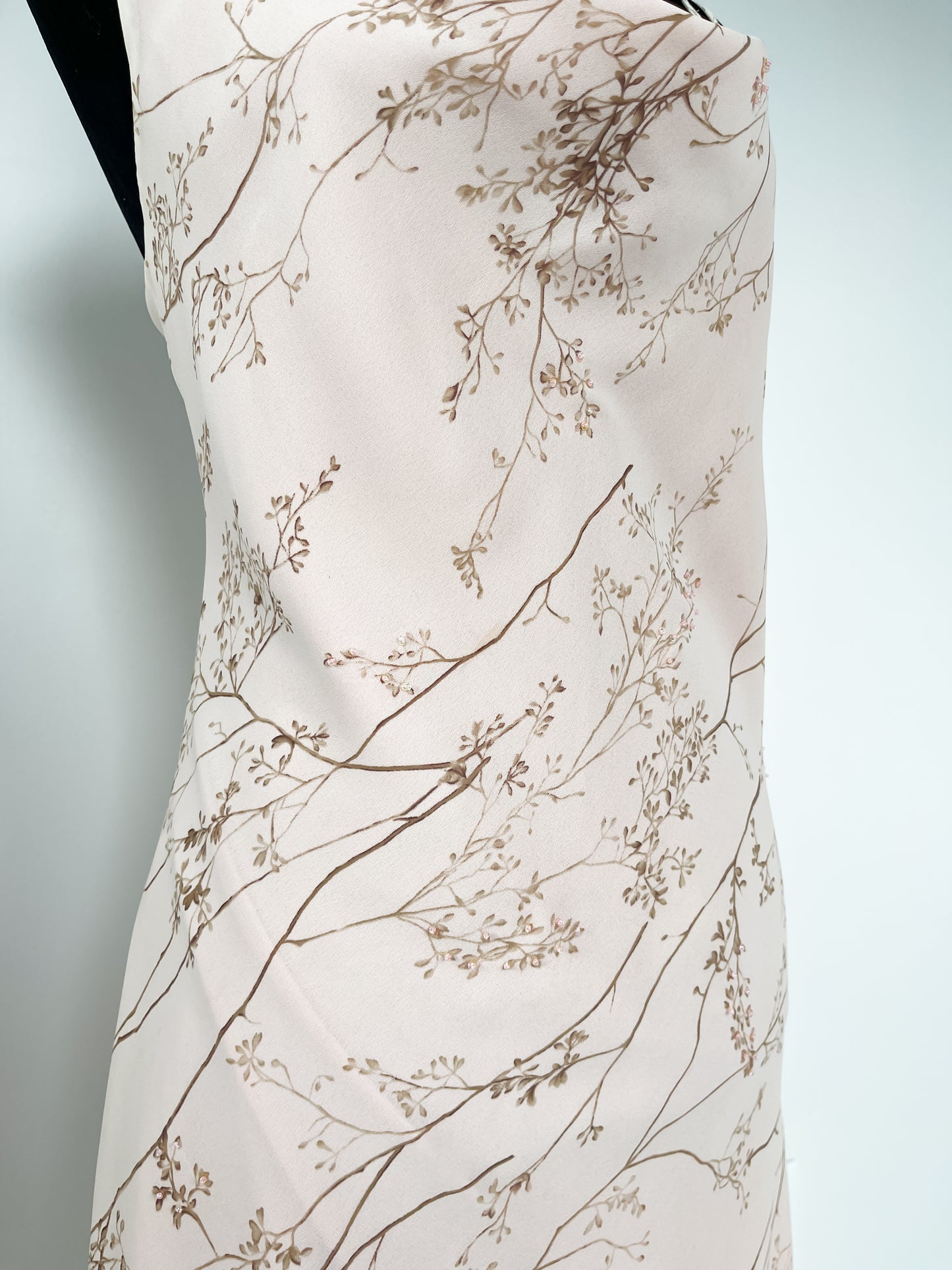 Vintage 90s Beaded Cherry Blossom Dress