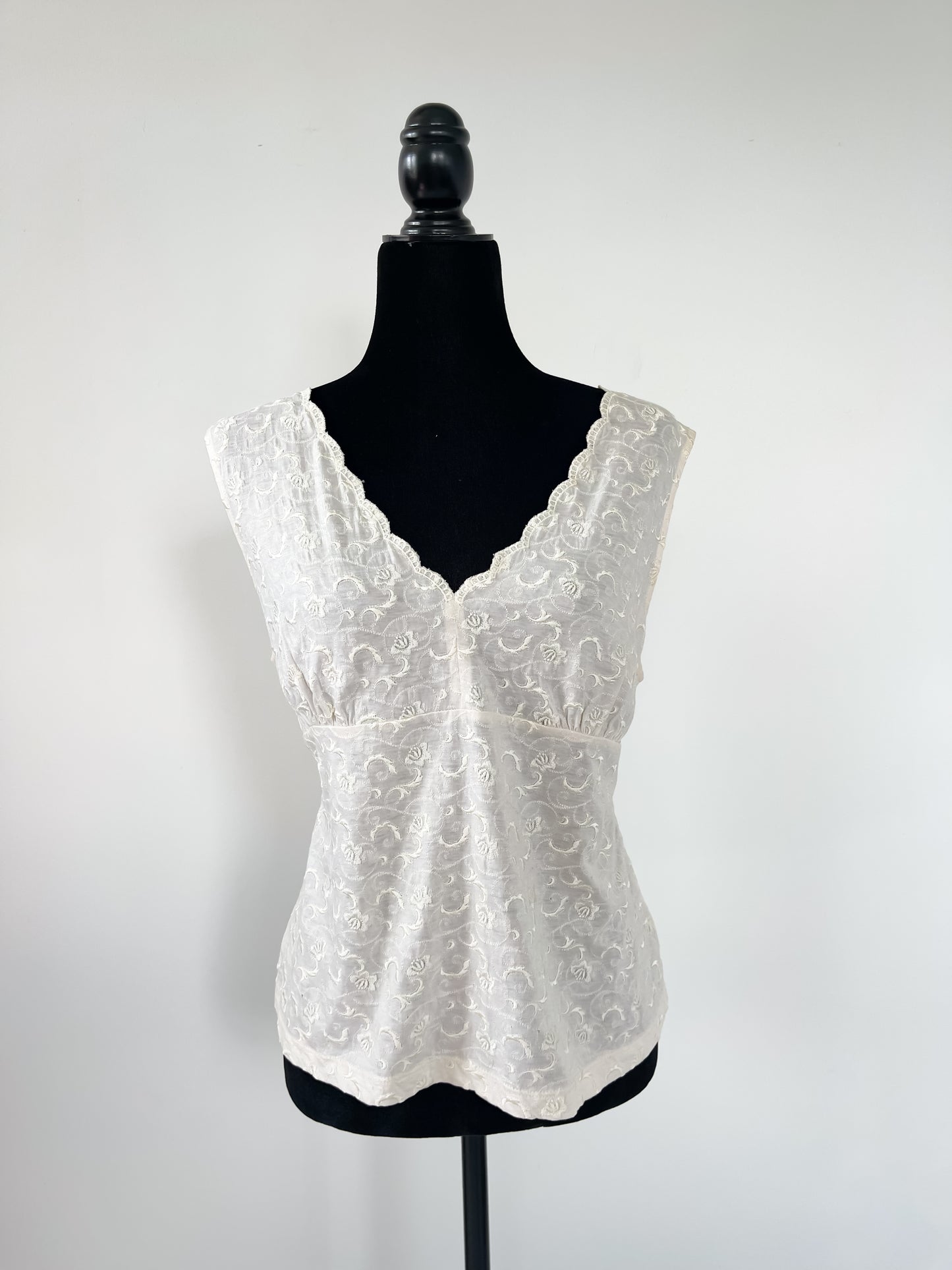 Vintage Romantic Embroidered Top