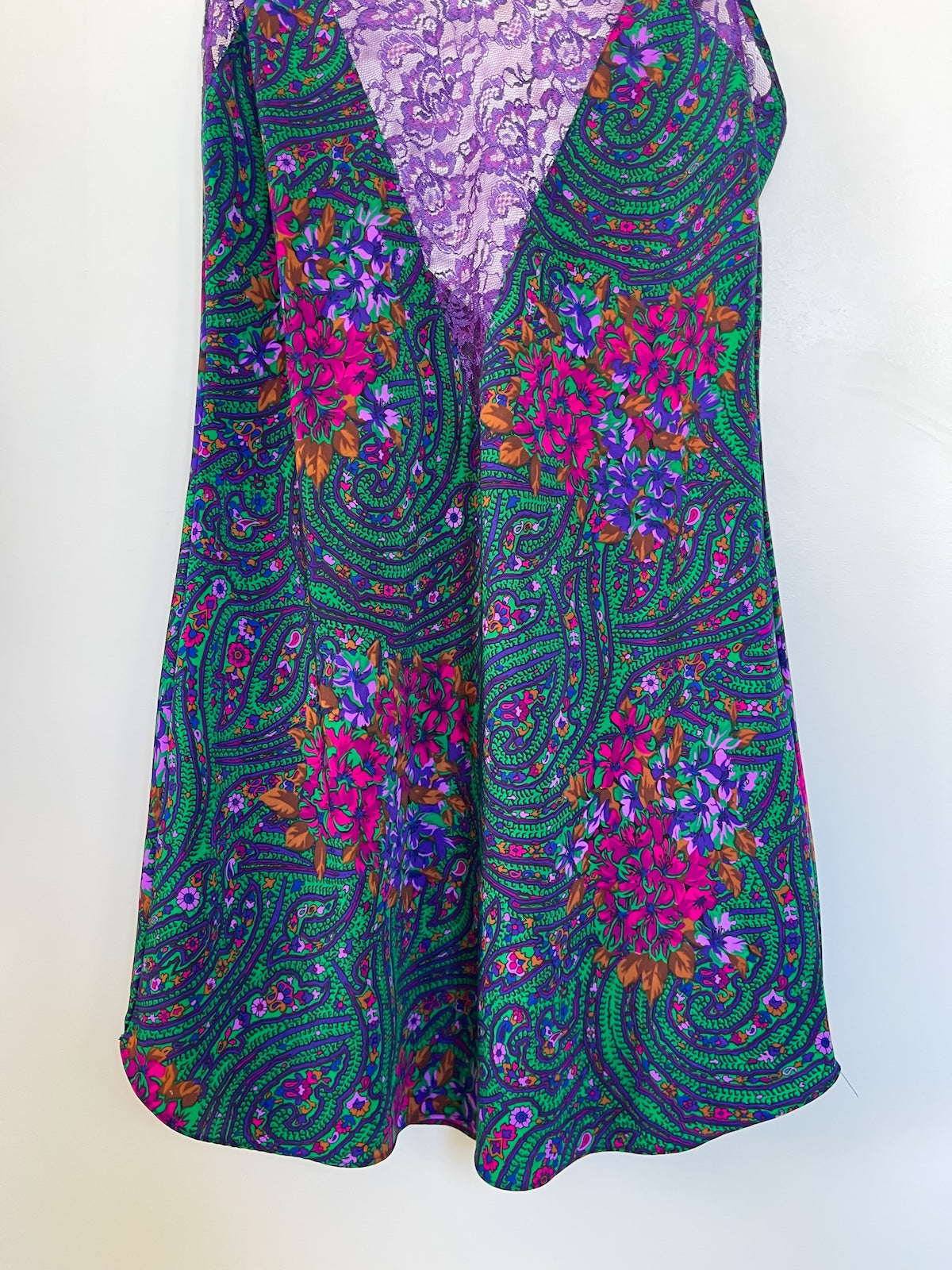 Vintage Victoria's Secret Slip Dress in Paisley