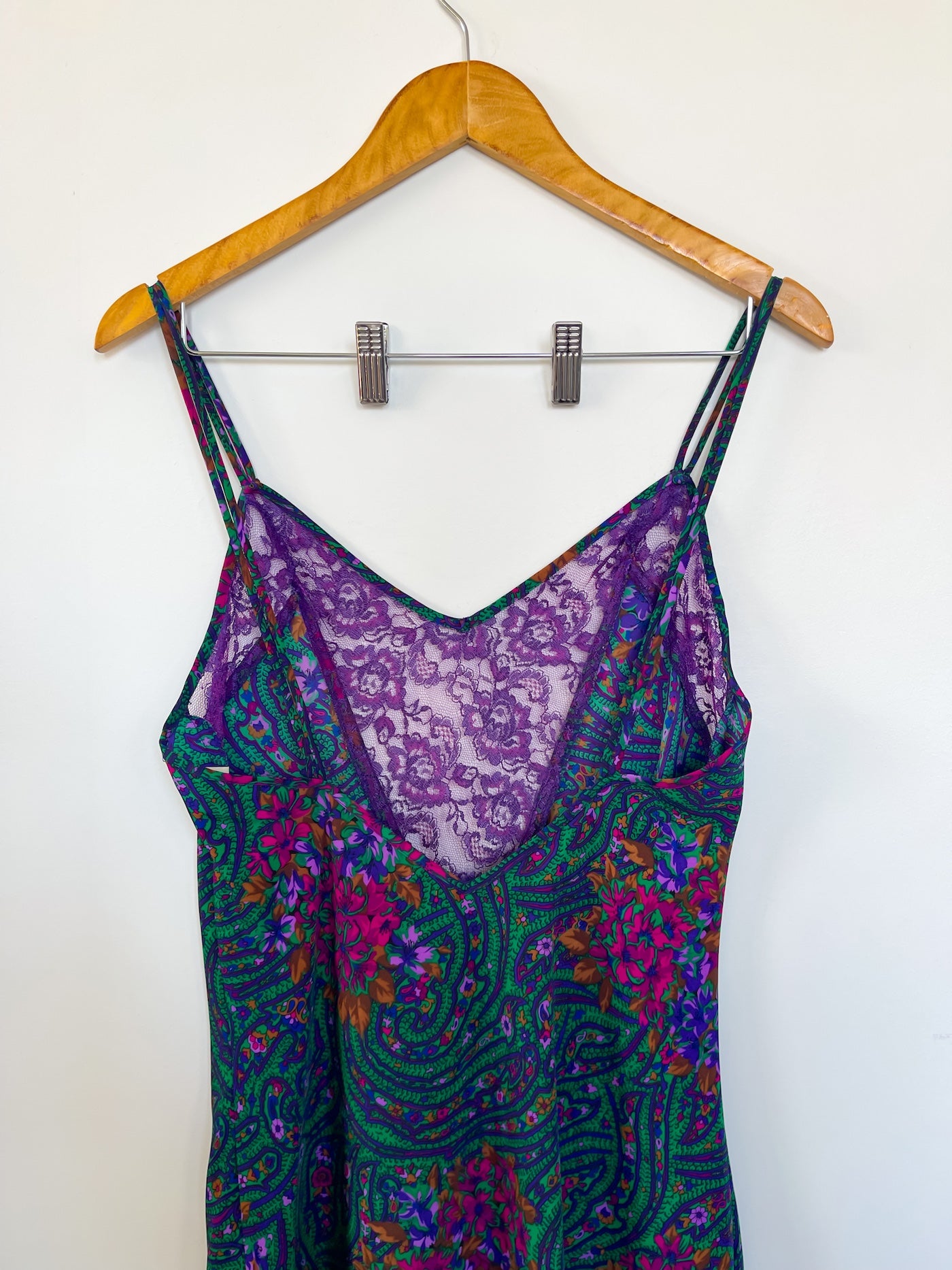 Vintage Victoria's Secret Slip Dress in Paisley