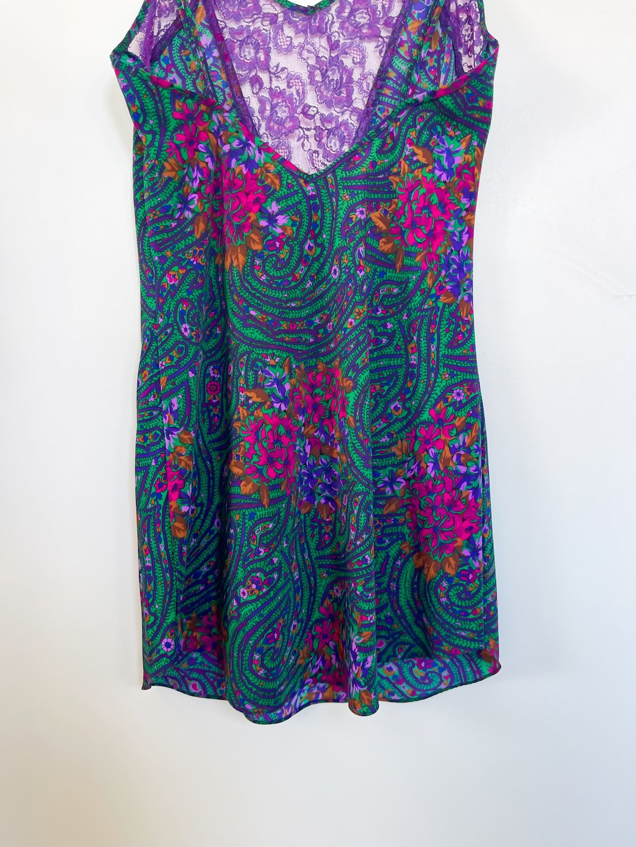 Vintage Victoria's Secret Slip Dress in Paisley