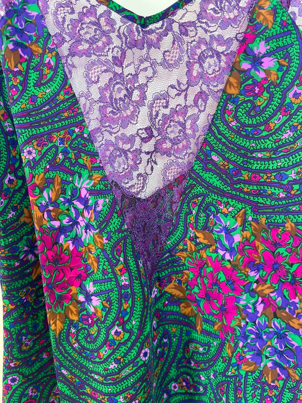 Vintage Victoria's Secret Slip Dress in Paisley
