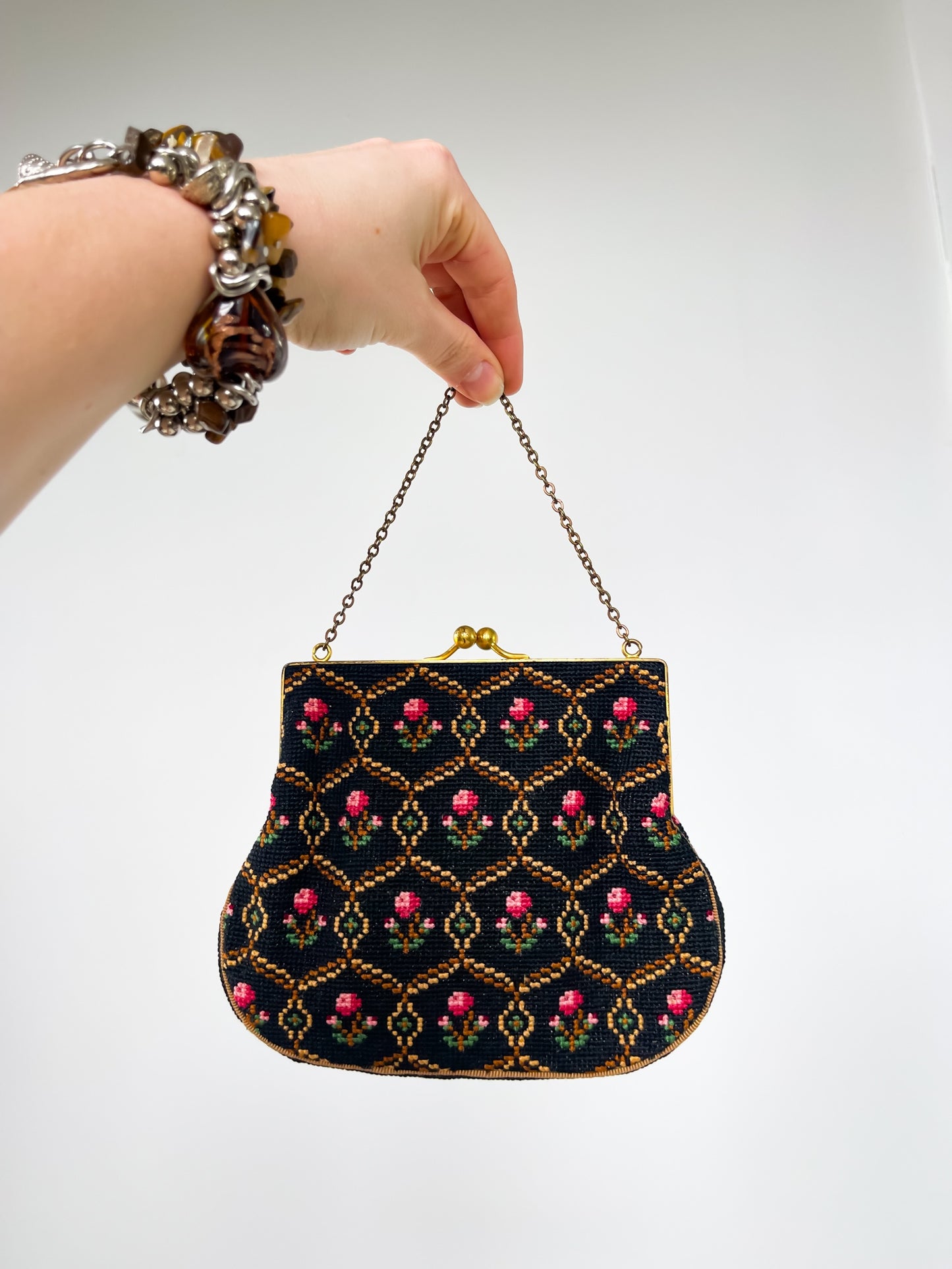 Vintage Floral Bag