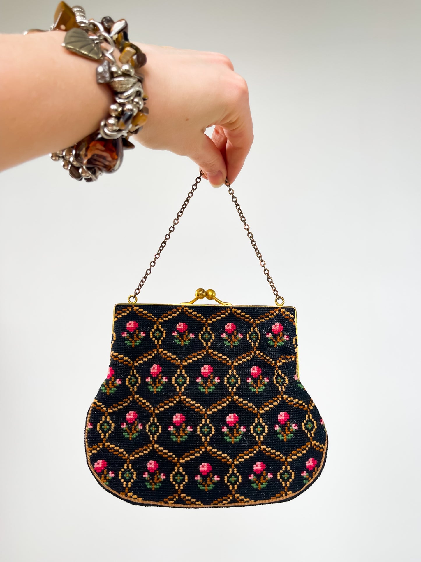 Vintage Floral Bag