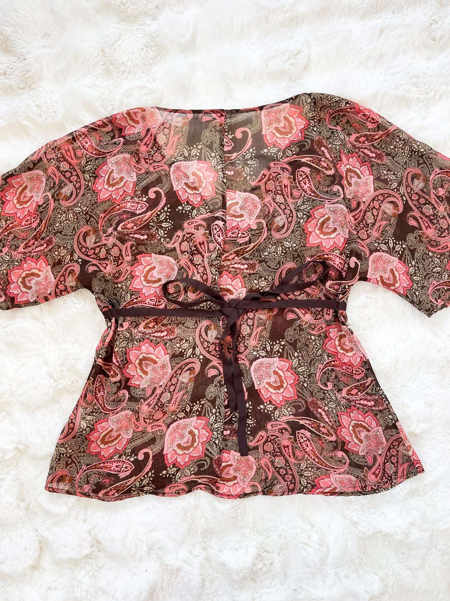 Vintage Y2K Paisley Top