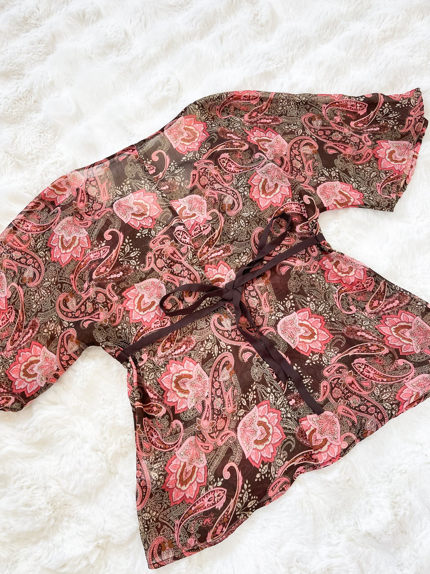 Vintage Y2K Paisley Top