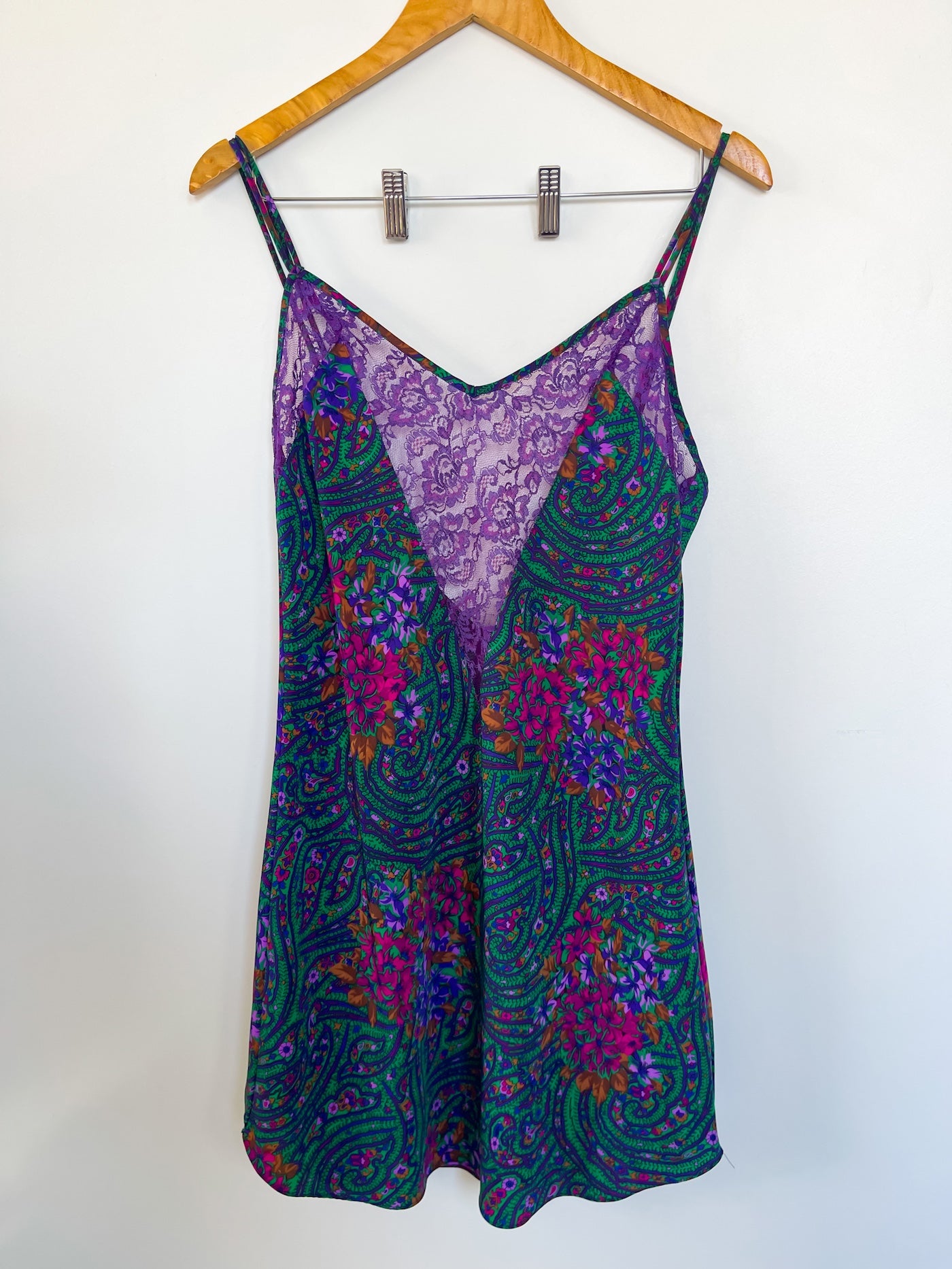 Vintage Victoria's Secret Slip Dress in Paisley