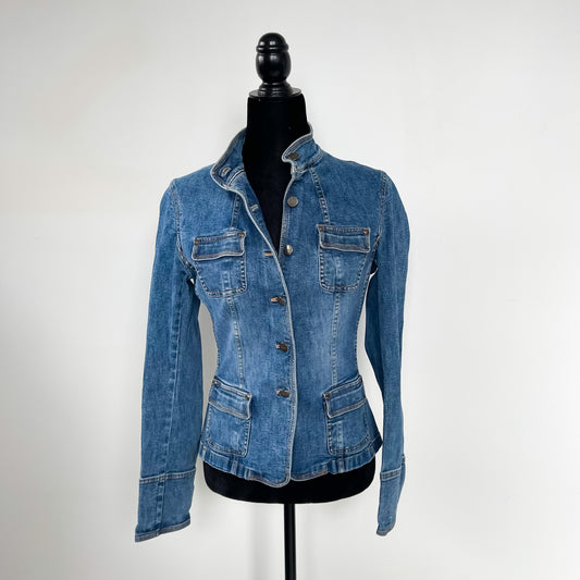 Vintage Y2K Button Up Jean Top